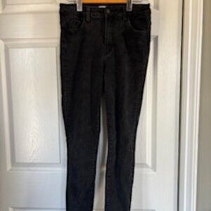 Flying Monkey skinny jean, zipped fly, black, stretchy material Size 30